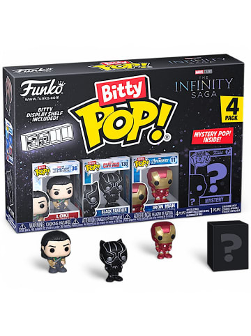 Marvel Funko Bitty Pop! Marvel – The Infinity Saga 4‑Pack mit Loki in Bunt