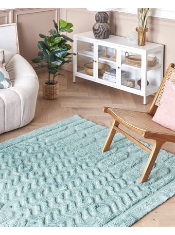 Beliani Kurzflor SIRNAK in Grün - (W) 160 x (H) 1.4 x (L) 230 cm