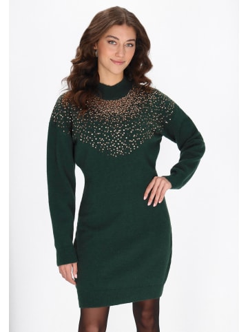 faina Women Dress in emerald green