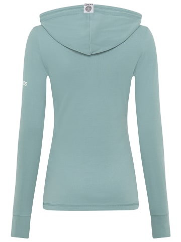 Kangaroos Kapuzenshirt in Blaugrün