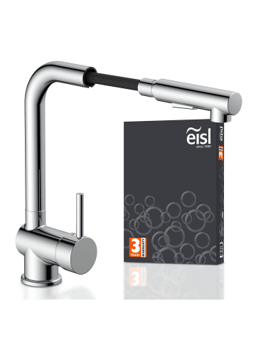 Eisl COOL Spültischarmatur, Chrom, mit herausziehbarer Geschirrbrause