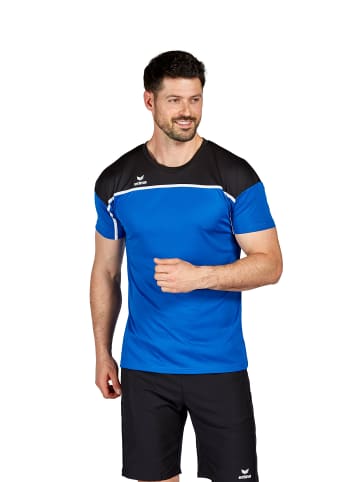 erima Herren Change By Erima T-Shirt in new royal/schwarz/weiss