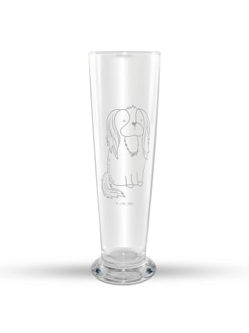 Mr. & Mrs. Panda Bierglas Hund Cavalier King Charles Spaniel ohn... in Transparent