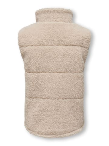 KIDS ONLY Outdoor-Weste KOGSANDRA TEDDY WAISTCOAT in pumice stone