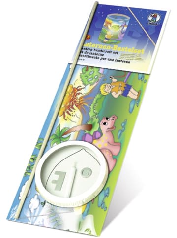 Buntpapierfabrik Ludwig Bähr Laternen-Bastelset 24 'Dinos'