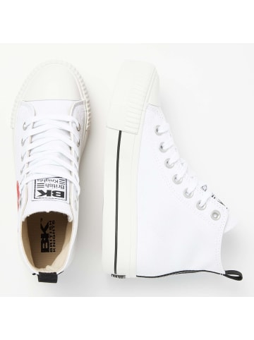 British Knights Sneaker Kaya mid in weiss/schwarz/rotes herz