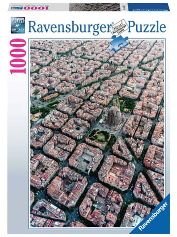 Ravensburger Puzzle 1.000 Teile Barcelona von Oben Ab 14 Jahre in bunt