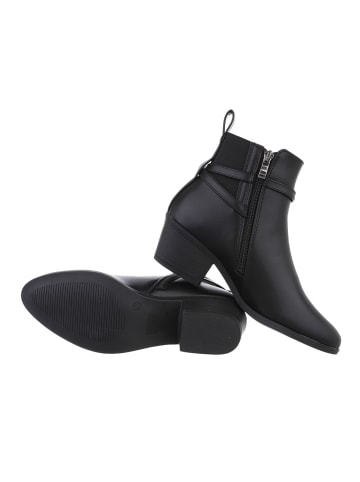 Ital-Design Stiefelette in Schwarz