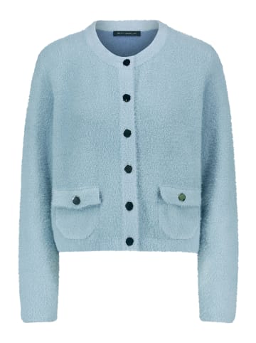 Betty Barclay Strick-Cardigan mit aufgesetzten Taschen in Blue Fog