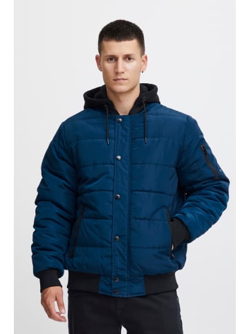 BLEND Stepp Winterjacke Kapuze Puffer BHOuterwear in Blau