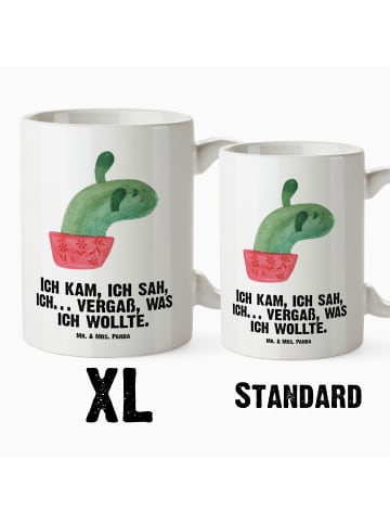 Mr. & Mrs. Panda Keramikbecher Kaktus Mama mit Spruch in Weiß