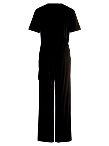 CARTOON Jumpsuit mit Bindegürtel in Schwarz