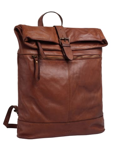 Forty degrees Rucksack echt Leder in cognac
