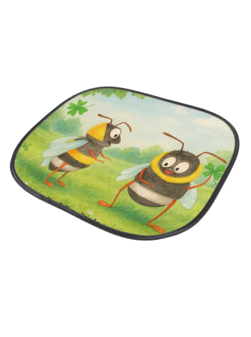 Mr. & Mrs. Panda Auto Sonnenblende Bienen Paar Design ohne Spruch in Weiß