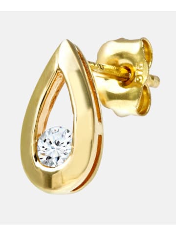 Diamant L'éternel Ohrhänger aus 375 Gelbgold mit 0.15 Karat Diamant