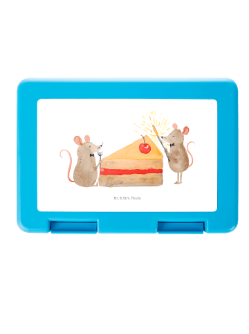 Mr. & Mrs. Panda Bento Box Mäuse Kuchen ohne Spruch in Weiß