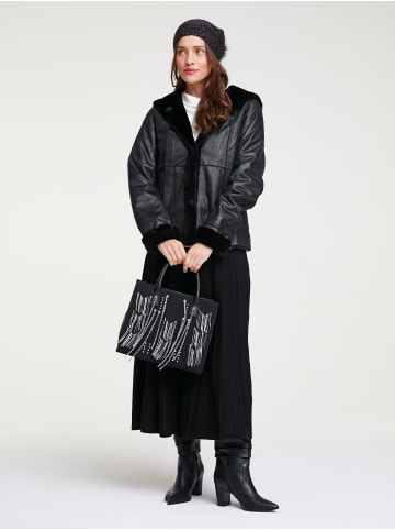 Heine Oversized Shirt in schwarz