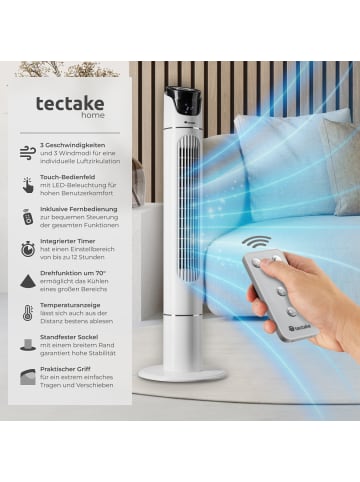tectake Standventilator 110 cm