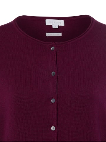 brookshire Strickjacke in aubergine - 0002