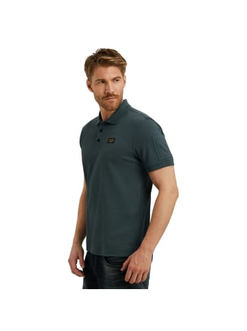 PME Legend Poloshirt SHORT SLEEVE POLO AMERICAN CLASSIC in Blau