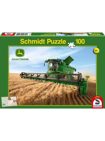 Schmidt Spiele John Deere, Mähdrescher S690. Puzzle 100 Teile