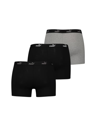 Puma Boxershorts PUMA PROMO SOLID Boxer 3P in Black Combo