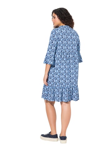 Ulla Popken Jerseykleid in lichtblau