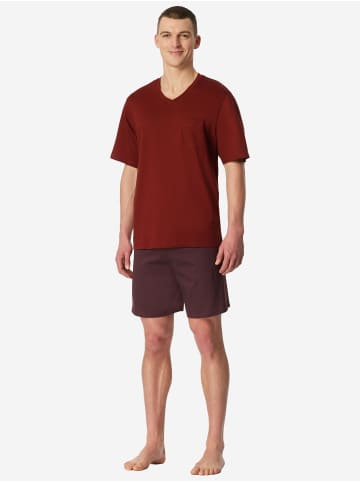 Schiesser Schlafanzug Comfort Essentials in rot