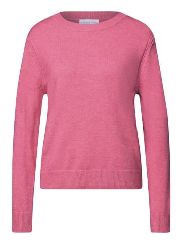 Street One Pullover in candy pink mel.