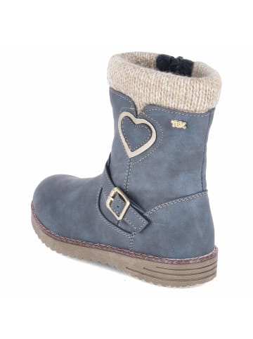 Indigo Winterstiefel in blau