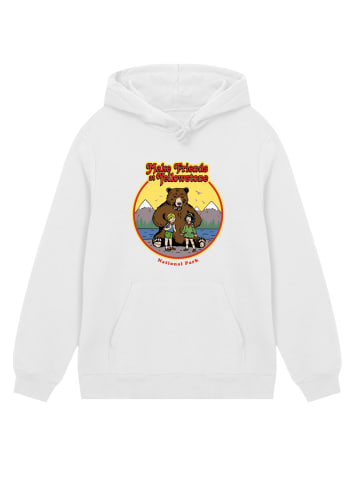 F4NT4STIC Hoodie US National Parks Make Friends At Yellowstone in off-white