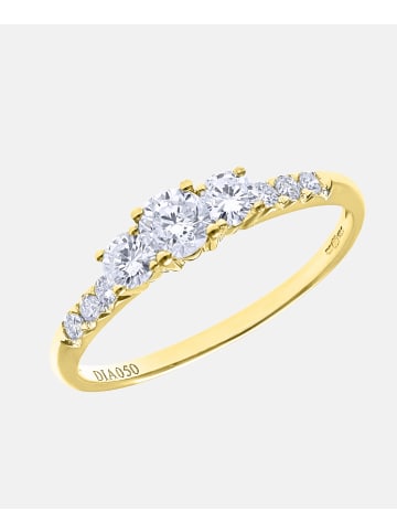 Diamant L'éternel Verlobungsring aus 750 Gelbgold mit Diamant