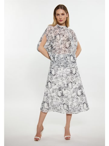 DreiMaster Damen Bluse in Schwarz Weiss