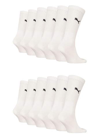 Puma Socken PUMA UNISEX CREW SOCK 12P ECOM in 300 - white