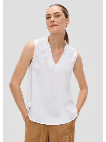 s.Oliver BLACK LABEL Bluse keine Ärmellänge in Weiß