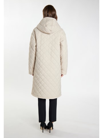 faina Damen Leichter Steppmantel in Hellbeige