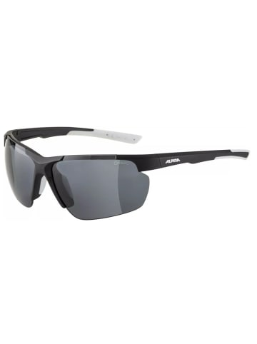 Alpina Defey HR Halbrahmen Sonnenbrille in Schwarz-Weiß