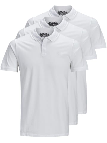 Jack & Jones 3er-Set Poloshirt in Weiß