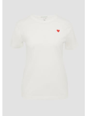 QS T-Shirt in 0200_creme