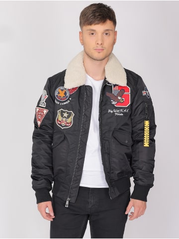 TOP GUN Bomberjacke TG23002 in black