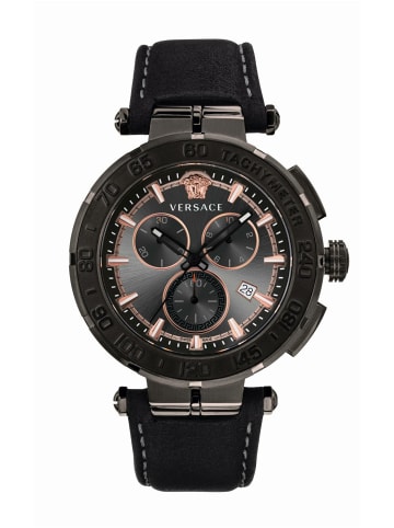 Versace Analoguhr für Herren in Schwarz