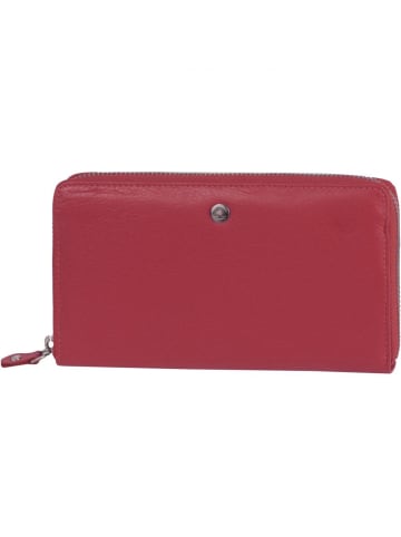 Greenburry Spongy Geldbörse Leder 19 cm in red