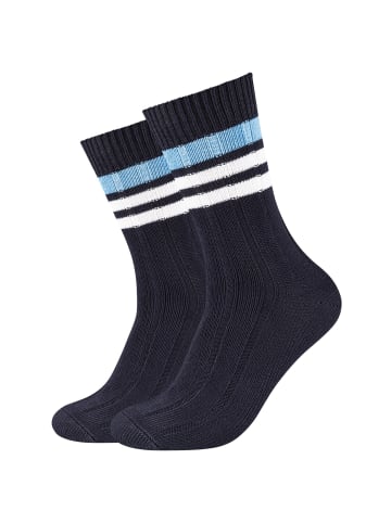 camano Socken 2er Pack warm & cozy in blau