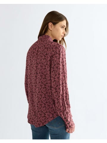 Wrangler Langarmbluse Drama Collar in Pink Rose