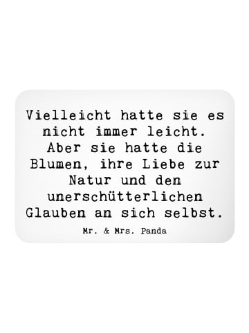 Mr. & Mrs. Panda Kühlschrankmagnet Spruch Hoffnung und Liebe mit... in Weiß