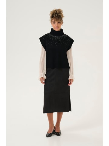 Cream Strickweste CRGift Loose fit in Pitch Black