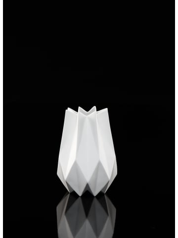 Kaiser Porzellan Vase " Polygono Star " in weiß