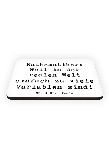 Mr. & Mrs. Panda Magnet Spruch Mathematiker Leben mit Spruch in Weiß