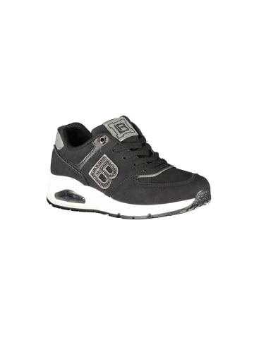 Laura Biagiotti Schwarze Polyurethan-Sneaker