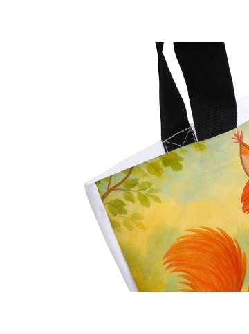 Mr. & Mrs. Panda Umhängetasche Eichhörnchen Blume Design mit Spruch in Weiß